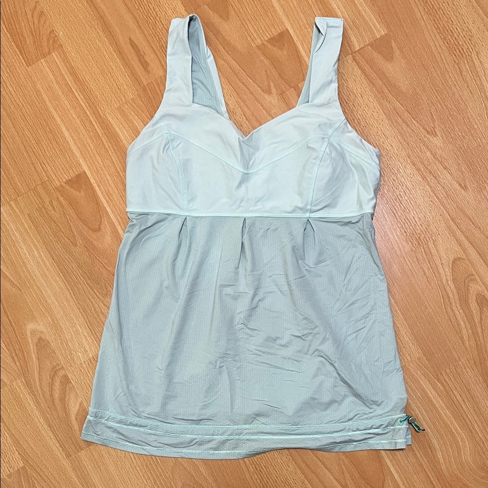 lululemon athletica Light Blue Tank Top